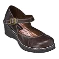Girls' Xhilaration&reg; Genice Mary Jane Wedges - Brown