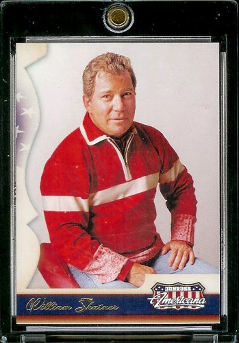 2007 Donruss Americana Hobby (Foil) # 5 William Shatner - Star Trek - Entertainment Trading Card in a Screw Down Display Case