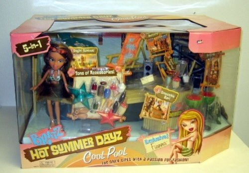 Childrens Toyshop  Toys : Bratz Hot Summer Dayz Cool Pool Playset