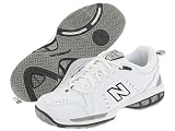  : New Balance Men's MC803 Tennis Shoe,White/Black,8.5 D