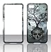 2D Tree Skull Blackberry Z10, BB 10 Z 10 Case Cover Hard Phone Case Snap-on Cover Rubberized Touch Protector Cases
