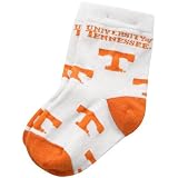 Tennessee Volunteers White (903) Infant Bootie Socks