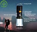 Rewind Eco Friendly Wind Up Rainproof Dynamo Torch & Lantern, Ideal Accessory For Walking, Hiking, Camping, Festivals, Power Cuts, Car Breakdown Internal Emergency Light. No Batteries Needed