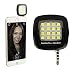 DMG Universal Portable Mini 16 LED Night Using Selfie Enhancing Dimmable Flash Cellphone Camera Flash Fill-in Light Pocket Spotlight Photo Speedlite Android Smartphone Tablets Camera iPhone RS.249.00