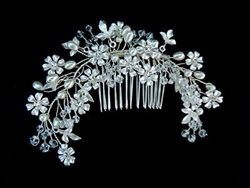 Silver Gold Wire Tiara Clip, Crystal Hair Wreath, Wire Bridal Clip, Twisted Wire Tiara, Crystal Crown, Crystal Bridal Tiara