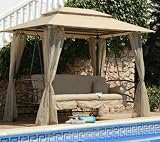 Luxor Garden Swing and gazebo