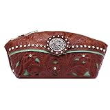 American West Lady Lace Accessory Case - Antique Brown