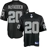 Darren McFadden Jersey: Reebok Black Replica #20 Oakland Raiders Jersey