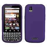 Motorola XPRT (MB612) Silicone Soft Skin Cover Protector Case - Purple