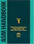 ASM Handbook Volume 1: Properties and Selection: Irons, Steels, and High-Performance Alloys (06181)