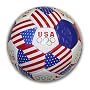 Team USA 5 Rings Mini Soccer Ball (Red/White/Blue, One Size)