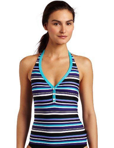 Nautica Womens Rivet Halterkini
