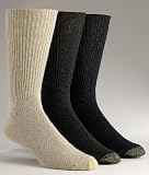 Review   / Gold Toe Men's Casual Fluffies Mid Calf Socks Extended Sizes 3-Pack Hosiery