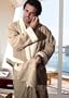 Armani International, Faccia dei Colori, European Made Bathrobe Size-Small, Bi-face (Antique Beige-White)