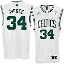 Paul Pierce Jersey: adidas White Replica #34 Boston Celtics Jersey