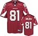 Anquan Boldin Jersey: Reebok Red Replica #81 Arizona Cardinals Jersey - Small