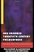 Search : One Hundred Twentieth-Century Philosophers