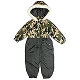 ベビー ジャンプスーツ 男の子 フード付き スノーコンビ スキーウエア つなぎ 防寒つなぎ ベージュ 90