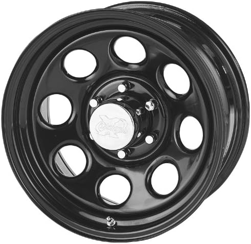 Pro Comp Wheels 98-7983M Rock Crawler Series 98 Black Monster Mod Wheel; Size 17x9; Bolt Pattern 6x5.5; Back Space 4.25 in.; Machined Center;