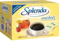 Splenda No Calorie Sweetener Granular, Individual Packets, 400-Count Boxes (Pack of 2)