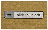 Slide To Unlock Türmatte
