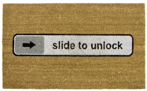 Slide To Unlock Türmatte