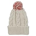 Mossimo Supply Co. Cable Knit Hat with Yarn Pom - White