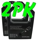 2pk non OEM Panasonic dot matrix ribbon RB904 compatible with KX-P110 KX-P115 KX-P145 cartridges. Fits KX-P1080 KX-P1090 KX-P1123 KX-P124 dot matrix printers and more.