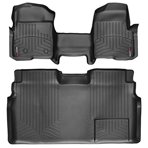 WeatherTech (444091-441793) Over The Hump FloorLiner, Front/Rear, Black
