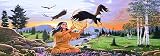 Eagle Dreams Window Mural