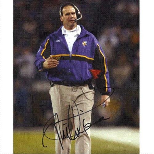Mike Tice Autographed Minnesota Vikings (Coaching) 8x10 Photo