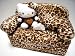 Hello Kitty Plush Leopard Brown Tissue Box Cover