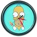 The Simpsons - Merchandise - Wall Clock (Moving Eyes) (Size: 10" in diameter)