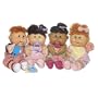 Cabbage Patch Kids Babies Messy Face 14" Baby Hispanic girl in black hair