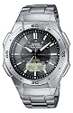 Casio Funkuhren Herren-Armbanduhr Funk-Solar-Kollektion Analog / Digital Quarz WVA-470DE-1AVEF