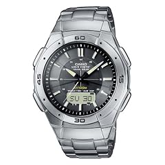 Casio Funkuhren Herren-Armbanduhr Funk-Solar-Kollektion Analog / Digital Quarz WVA-470DE-1AVEF