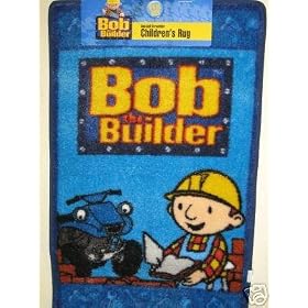 Bob The Builder Bed Room Floor Rug - Brand New