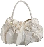 SR SQUARED by Sondra Roberts Large Ruffle Satchel