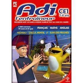 Adi l'entraineur : fran�ais, maths, anglais 2007 : CE1 (7-8 ans)