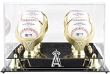 Los Angeles Angels of Anaheim Golden Classic Four Baseball Logo Display Case