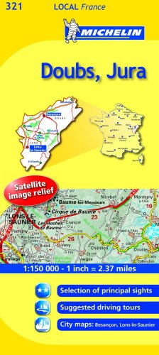 Doubs, Jura (Michelin Local Maps)