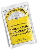 Review Foothill Farms  / Foothill Farms Italian, Caesar, Oil & Vinegar Salad Dressing Mix, 6.5-Ounce Packages (Pack of 18)