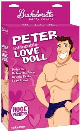 Bundle Package Of BP Peter Inflatable Love Doll And Wet Original Gel (3.5oz) by PD Products LLC