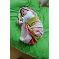 JUWEL Babydecke mit Kapuze, rosa