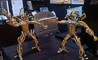 THE HANDMADE CRAFTS ALUMINUM WIRE BENDING HANDMADE ROBOT THAILAND GIFT COLLECTION Bumblebee