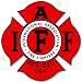Firefighting IAFF Fire Fighters sticker decal 4" x 5"