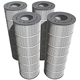 Hayward CX1280XREPAK4 525 Square Feet Cartridge Element Replacement for Hayward C5030 SwimClear In-Ground Cartridge Filter, Pack of 4