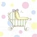 Design Design Nine Months Bassinet Beverage Napkin, 20-Count Packages (Pack of 6)