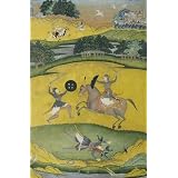 Nat Ragini showing a mounted warrior in combat with a foot soldier (Print On Demand)