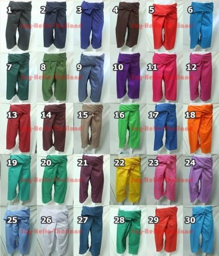 Colorful Fisherman Pants Yoga Long Length 40"